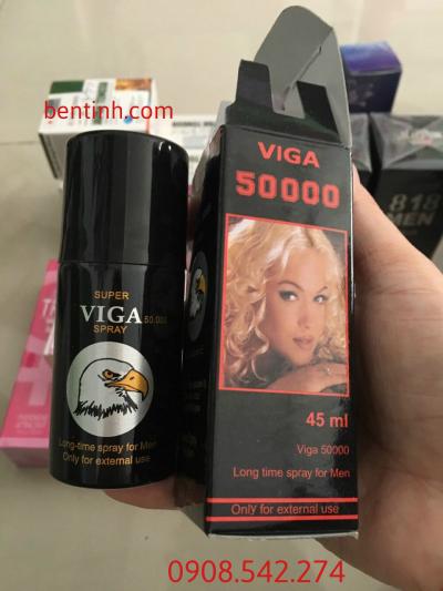 Thuốc xịt kéo dài thời gian quan hệ ViGa 50000 chính hãng